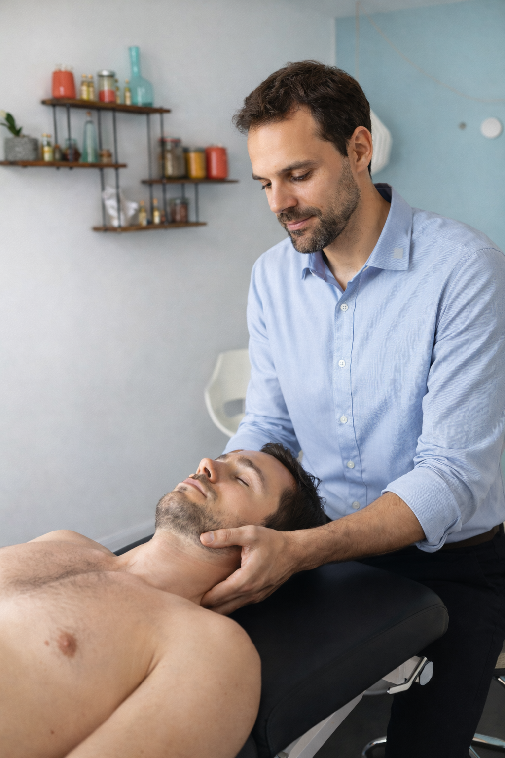 Traitement cervicale thibaut muller osteopathe pantin
